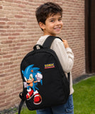 شنطة سونيك ضهر خامة ميكروفايبر وتربروف .. لون اسود  Sonic Backpack 🎒