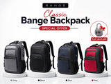 Bange Backpack For 15.6 inches Laptops شنطة الضهر ماركة بانجي للاب توب 15.6 بوصة