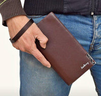 Baellerry Hand Leather Wallet - محفظة هاند بليري جلد طبيعي مستورد