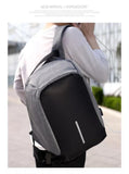 Anti-Theft Laptop 15.6 inches Backpack شنطة لاب توب ضد السرقة تستوعب لاب توب حتي 15.6 بوصة